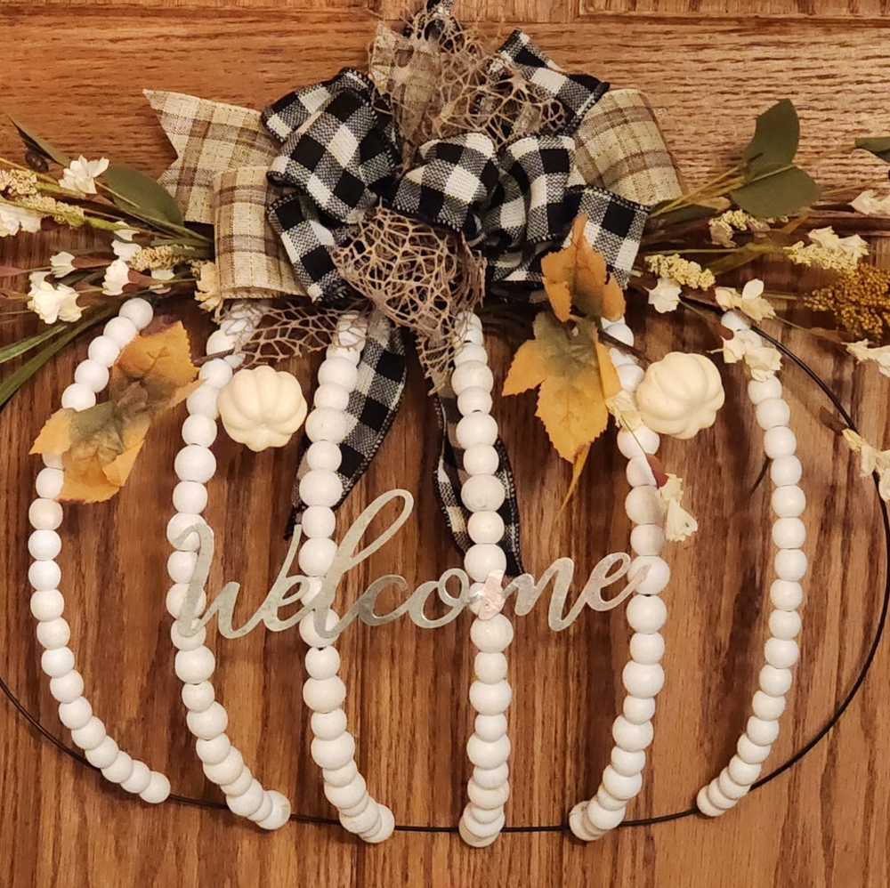 Pumpkin wreath